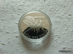 Canada 1 dollar 1992 pp 925 silver 25.17 Grams in sealed capsule