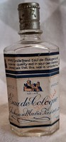 Kuriózum: antik parfümös üveg, kölnis üveg (L4587)