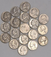 19 darab  USA 5 Cent (T-41)