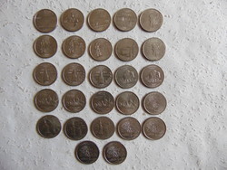 USA emlék 25 cent - 1/4 dollár 27 darab LOT !