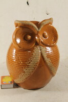 Art deco glazed ceramic owl 371