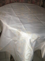 Beautiful elegant baroque patterned silk woven tablecloth