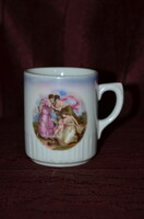 Zsolnay scene mug