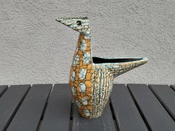 1,-Ft Gorka Géza kerámia madár váza