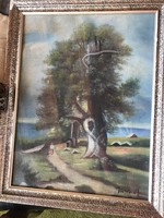 This week's super auction: Jancsek marked: the painting entitled the walker