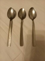 Italian stainless steel spoon 3 pieces smooth