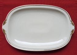 Zeh scherzer bavaria us zone German porcelain serving bowl serving plate with gold edge