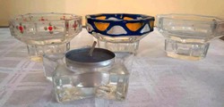 Glass candle holders for sale