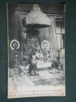 Postcard, vietnam, sa majesté sisavong-vong, roi de luang prabang, laos, 1910