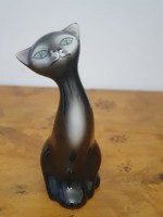 Small granite cat figure