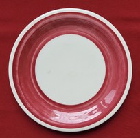 English burgundy patterned porcelain serving bowl plate offering