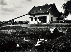 André Kertész (1894-1985) - Szelényi Károly (1943): A gátőr háza, Esztergom 1917