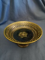 Glazed ceramic fruit bowl with sole