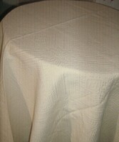 Wonderful elegant butter-colored woven tablecloth