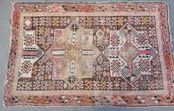 Antique Caucasian shirvan rug. Original state! Rare!