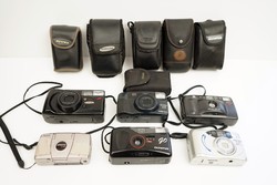 Retro film camera collection / old / pentax samsung minolta kodak olympus praktica