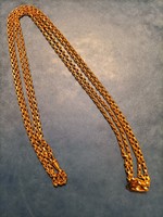 150 cm hosszú aranyozott zsebóra lánc