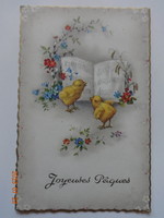 Old graphic Easter greeting card