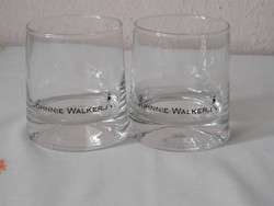 JOHNNIE WALKER üveg pohár ( 2 db.)