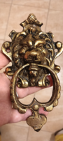 Réz oroszlán fej formájú ajtó kopogtató