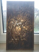 Copper plate wall decoration