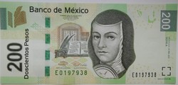 Mexikó 200 pesos 2007 UNC