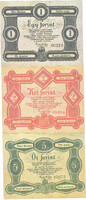Hungary 1-2-5 züst forint 1860 replica