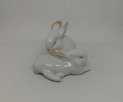 Zsolnay porcelain rabbit bunnies are rare!