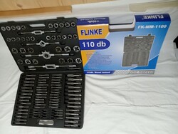 Eladó, FLINKE FK-MM-1100-as Menetfúró. és Metsző Készlet 110 db-os , Eredeti kofferben !