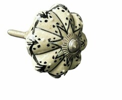 30054 Vintage stílusú porcelán bútorgomb/