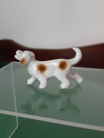Glazed porcelain dog