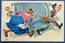 Old thiele humorous graphic greeting card