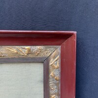 Art Nouveau antique frame with gilded embossed decoration 70x101