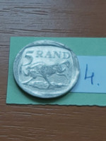 South Africa 5 Rand 1994 Nickel Plated Brass 4