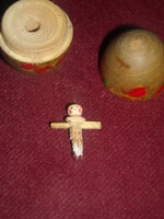 Miniature Doll in Wooden Egg