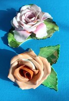 2 Herendi roses with damage