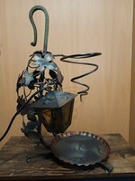 Wrought iron table lamp negotiable