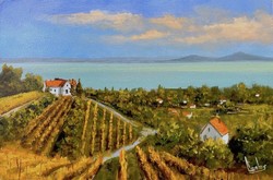 Sale György György lutes Balaton vineyard 20x30