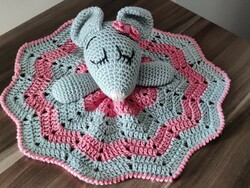 Crochet mouse scarf