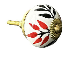 30081 Vintage stílusú porcelán bútorgomb/