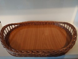 Tray made of cane