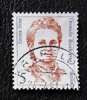 Bb833p / Germany - Berlin 1989 famous women stamp stamped