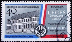 Bb856p / Germany - Berlin 1989 French high school stamp stamped