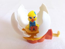 Easter maxi kinder Ferrero figure, with egg and duck shape, movable