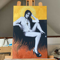 Modell-ikon - festmény és fotó - Fábián Franciska