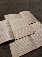 Antique handwritten cookbooks from the happy times of peace