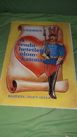 1987.Hans Christian Andersen - A rendíthetetlen ólomkatona képes mese könyv képek szerint MINERVA