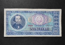 Romania 100 lei 1966, f+