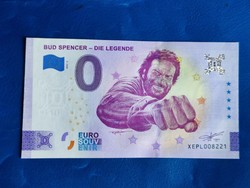 Germany 0 euro 2022 piedone - bud spencer the legend! Rare commemorative paper money! Ouch!