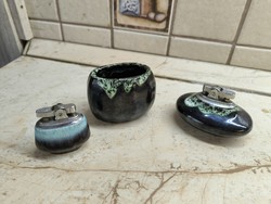 Ceramic lighter, ashtray for sale!